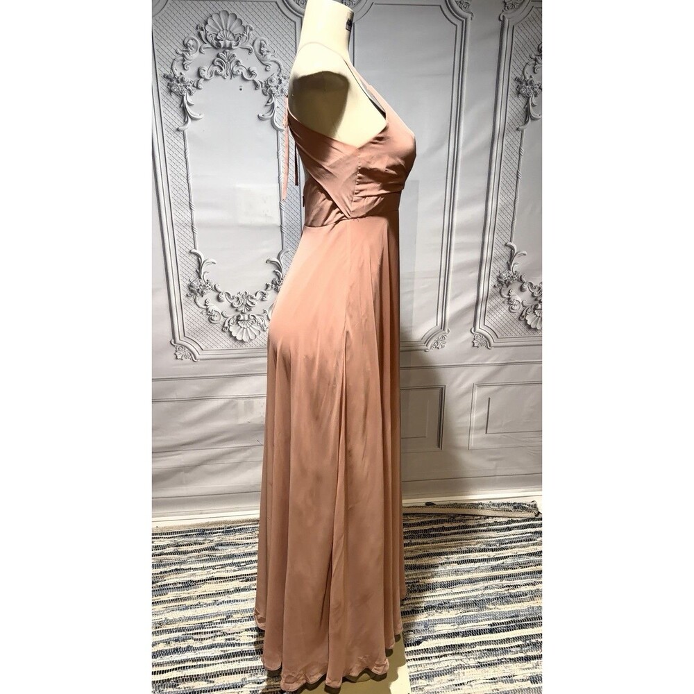 AZAZIE Bridesmaid dress long chiffon Size J16 - Picture 7 of 10